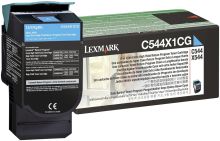 Lasertoner Return XHY cyan LEXMARK C544X1CG