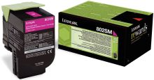 Lasertoner 802SM magenta LEXMARK 80C2SM0 Return