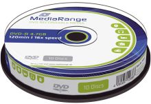 DVD-R 10er Spindel MEDIARANGE MR452 4,7Gb120mi