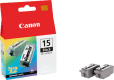 Canon Tintenpatronen/BCI15BK schwarz Inhalt 2 Stück