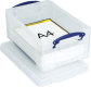 Really Useful Box® Aufbewahrungsbox 9 Liter/ 9C, B255xH395xT155 mm, transparent