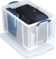 Really Useful Box® Aufbewahrungsbox 84 Liter/ 84C, B440xH380xT710mm,transparent