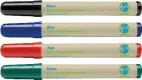 Bi-Office Whiteboardmarker Earth-It/PE2206 blau grün rot schwarz Inhalt 4 Stück