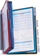 DURABLE Wandtafelsystem/5567-00, farblich sortiert, Inh. 10 Tafeln