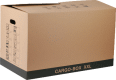 smartboxpro Cargobox Größe XXL mit Grifflöchern/222105210, braun