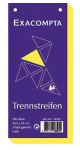 EXCACOMPTA Trennstreifen Premium/13325B, gelb, Inh. 100