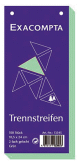 EXCACOMPTA Trennstreifen Premium/13345B, grün, Inh. 100