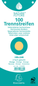 EXCACOMPTA Trennstreifen Premium/13365B, orange, Inh. 100