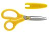 Kinderschere 145mm Fitcut Curve gelb PLUS JAPAN 35065 Linkshänder