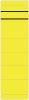 Rückenschild breit kurz gelb ALPHA LABEL 5877 100ST sk