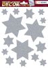 Weihn. Fensterbild Sterne silber 18 St. HERMA 15110