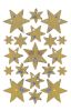 Schmucketikett Sterne gold HERMA 3902 Weihnachten Hologr