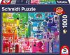Puzzle Regenbogenfarben SCHMIDT 58958 1000 Teile