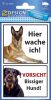 Sticker Warnung Bissiger Hund ZWECKFORM 59388