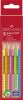 Farbstiftetui Jumbo Grip Neon FABER CASTELL 110994 5St