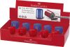 Dosenspitzer einfach Grip 2001 rot/blau FABER CASTELL 183710 Mini