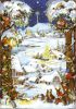 Adventkalender Winterlandschaft SELLMER 66 A4 Glimmer