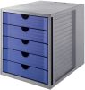 Schubladenbox Karma grau/blau HAN 14508-16 Karma