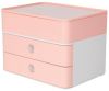 Schubladenbox 2 Laden+Box weiß/rosa HAN 1100-86 Allison