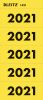 Inhaltsschildchen 2021 100ST gelb LEITZ 1421-00-15