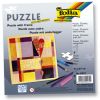 Puzzle 25tlg.blanko weiß FOLIA 2331 21x21cm m.Rahmen