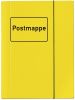 Sammelmappe Postmappe A4 gelb VELOCOLOR 4442 319 mit Gummizug