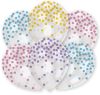 Luftballon Konfetti-Pastell sort. 9901847 6ST 27,5cm