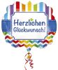 Folienballon Herzlichen Glückwunsch 3583201 63x55cm