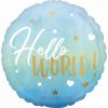 Folienballon Baby Boy blau 3973001 Hello World