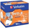 DVD-R Jewelcase printable 10 ST VERBATIM VER43521 4,7Gb 120Min