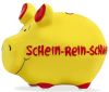 Spardose Schwein klein gelb KCG 100484 Schein-rein-Schwein
