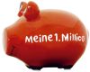 Spardose Schwein klein KCG 100957 Meine 1.Million