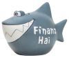 Spardose Hai klein graublau KCG 101268 Finanz-Hai