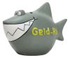 Spardose Hai klein graugrün KCG 101269 Geld-Hai
