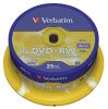 DVD+RW 25erSpindel VERBATIM 43489 4,7Gb120mi